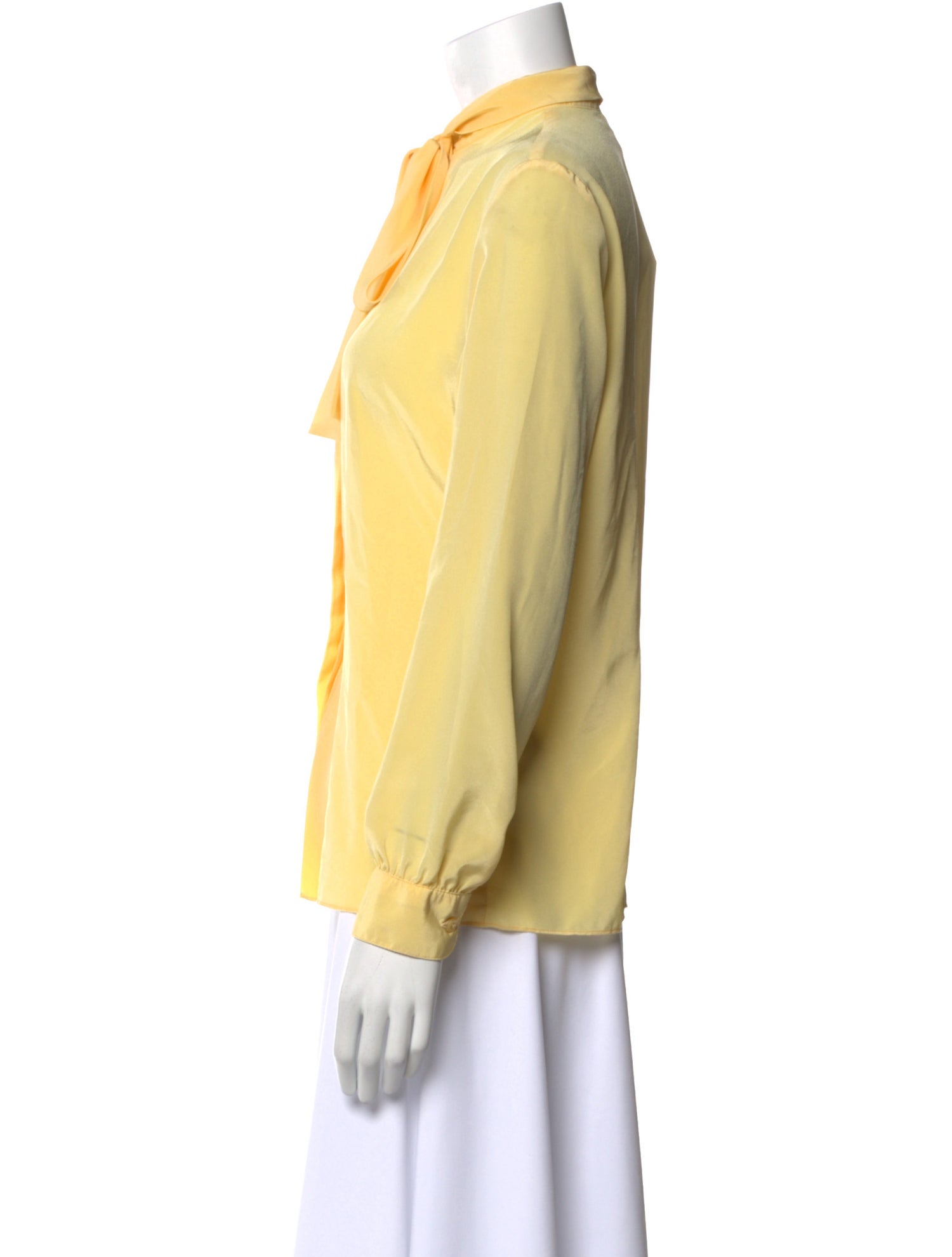 St. John Long Sleeve Button-Up Top