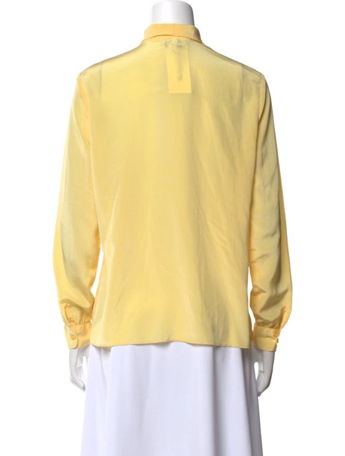 St. John Long Sleeve Button-Up Top