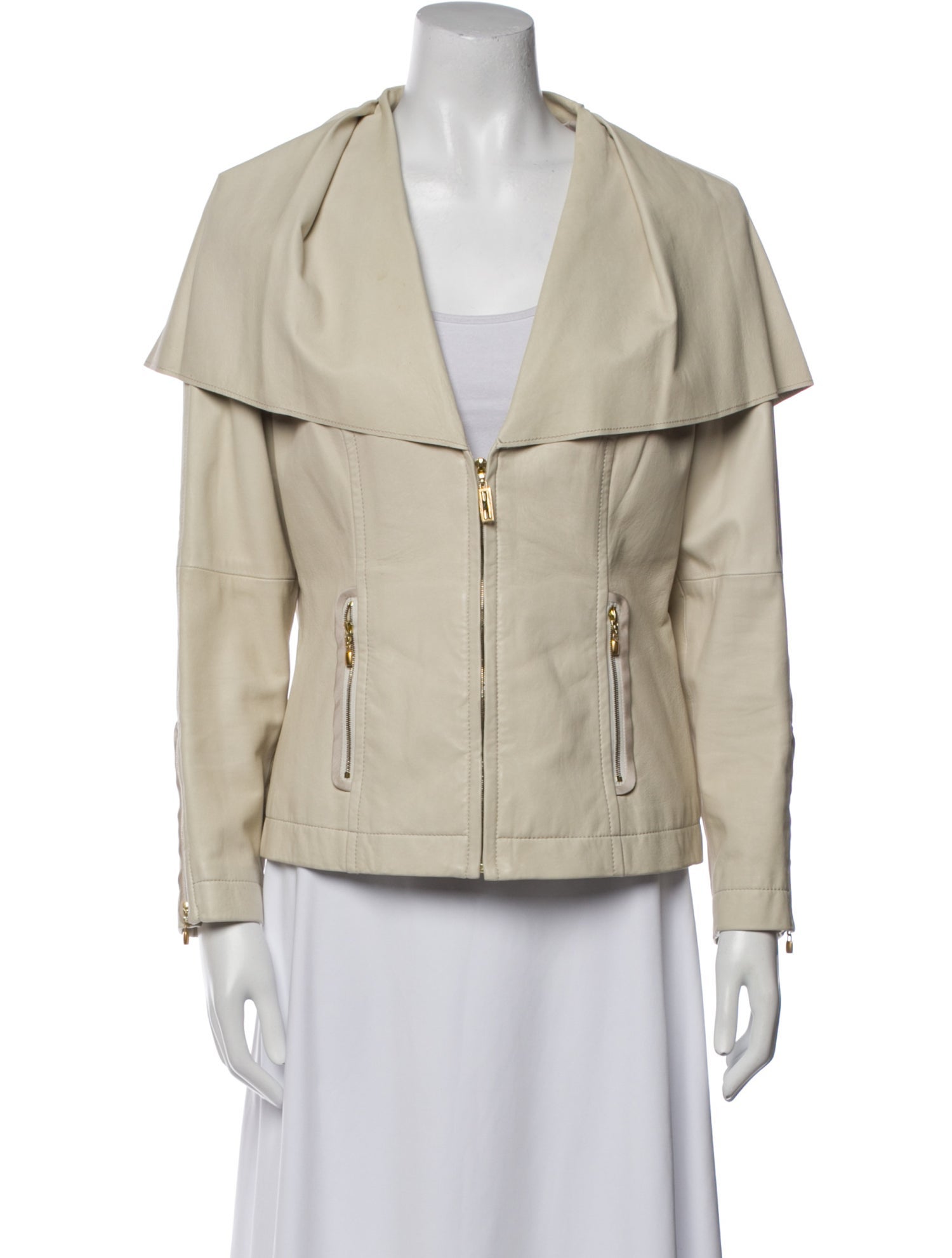 St. John Leather Biker Jacket