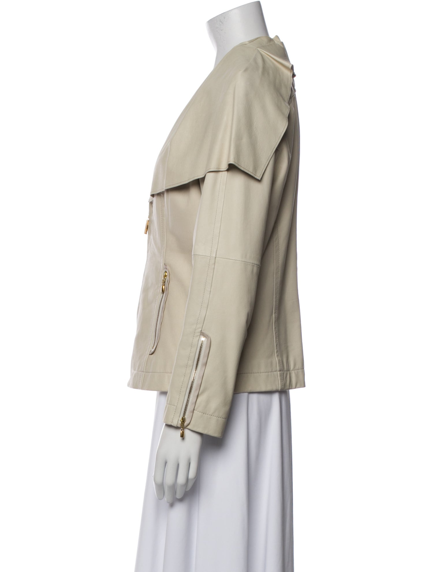 St. John Leather Biker Jacket