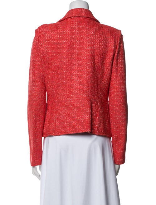 St. John Wool Tweed Pattern Blazer