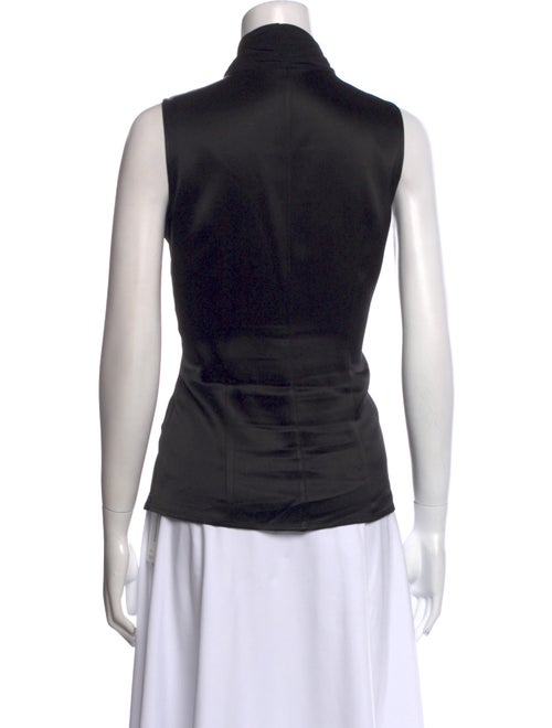 St. John Cowl Neck Sleeveless Top