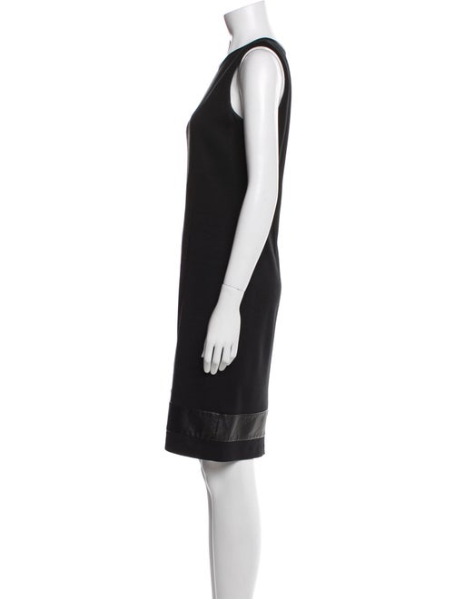 St. John Crew Neck Knee-Length Dress