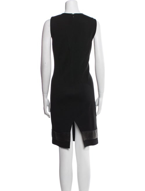 St. John Crew Neck Knee-Length Dress