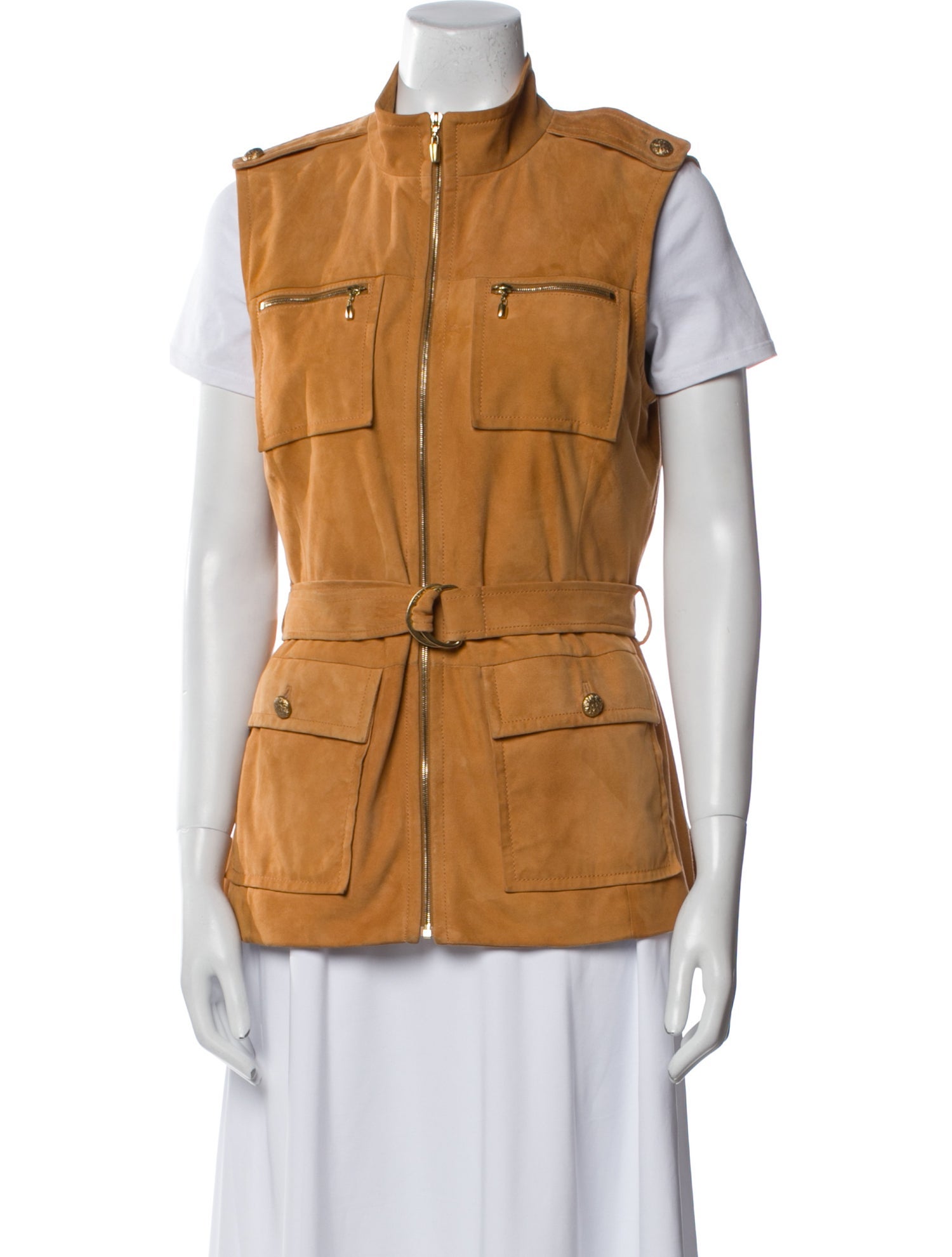 St. John Suede Vest