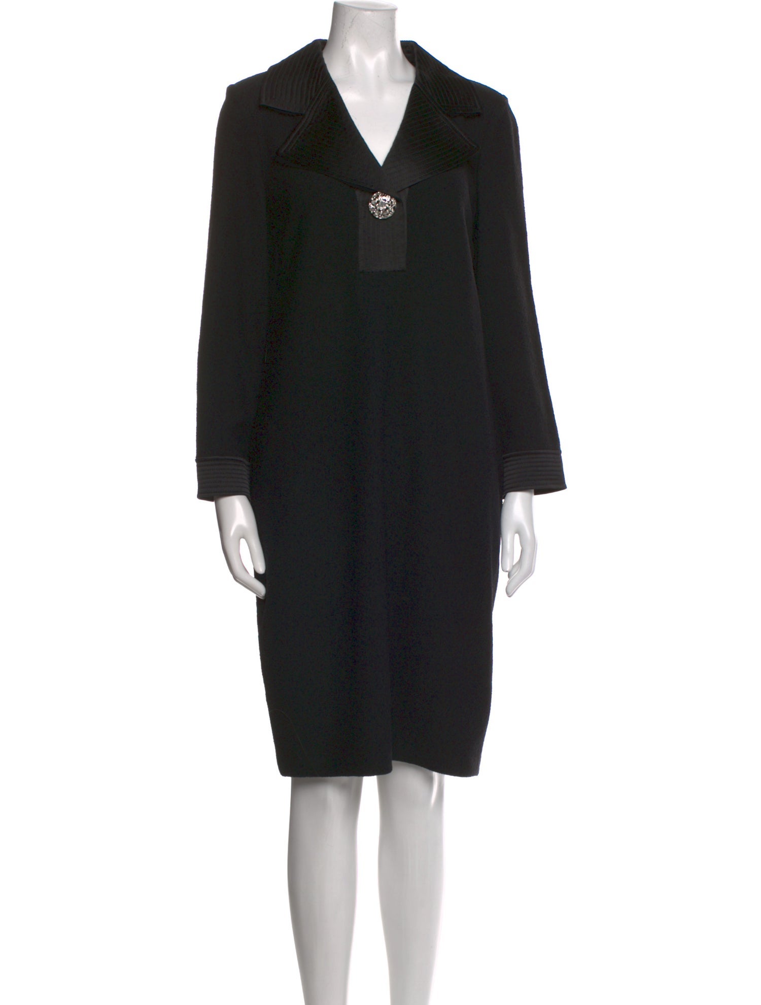 St. John Wool Knee-Length Dress