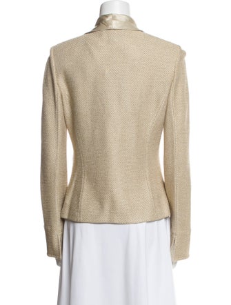 St. John Tweed Pattern Blazer