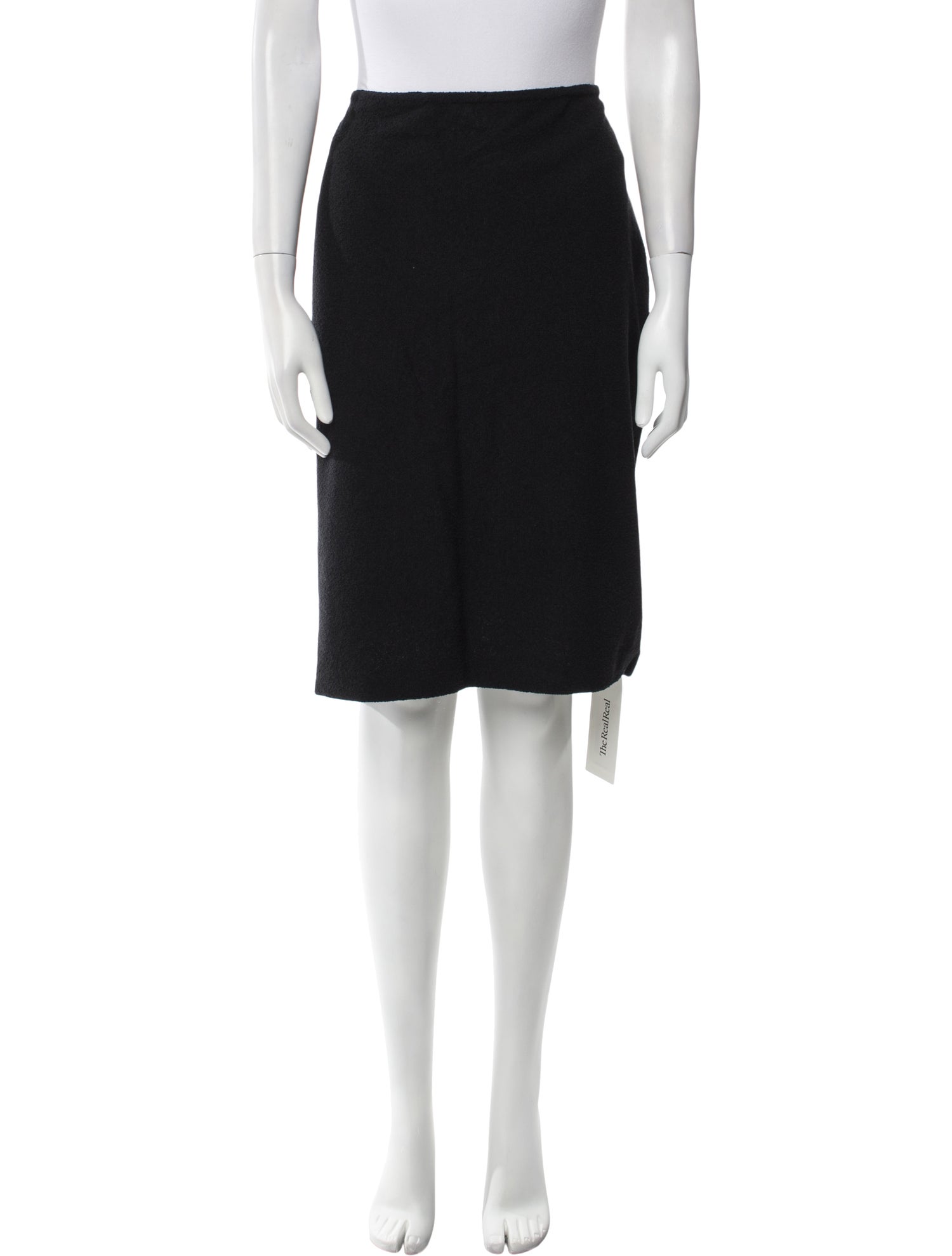 St. John Wool Knee-Length Skirt