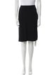 St. John Wool Knee-Length Skirt
