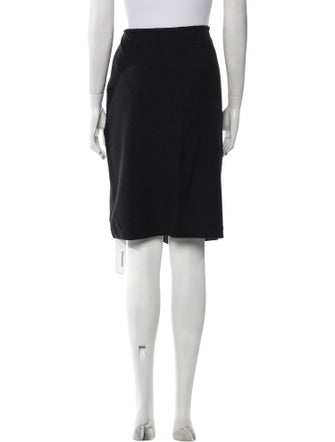 St. John Wool Knee-Length Skirt