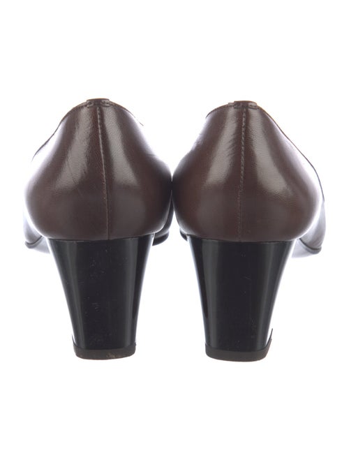 St. John Leather Bow Accents Pumps