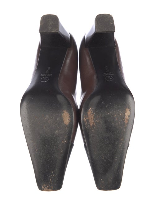 St. John Leather Bow Accents Pumps