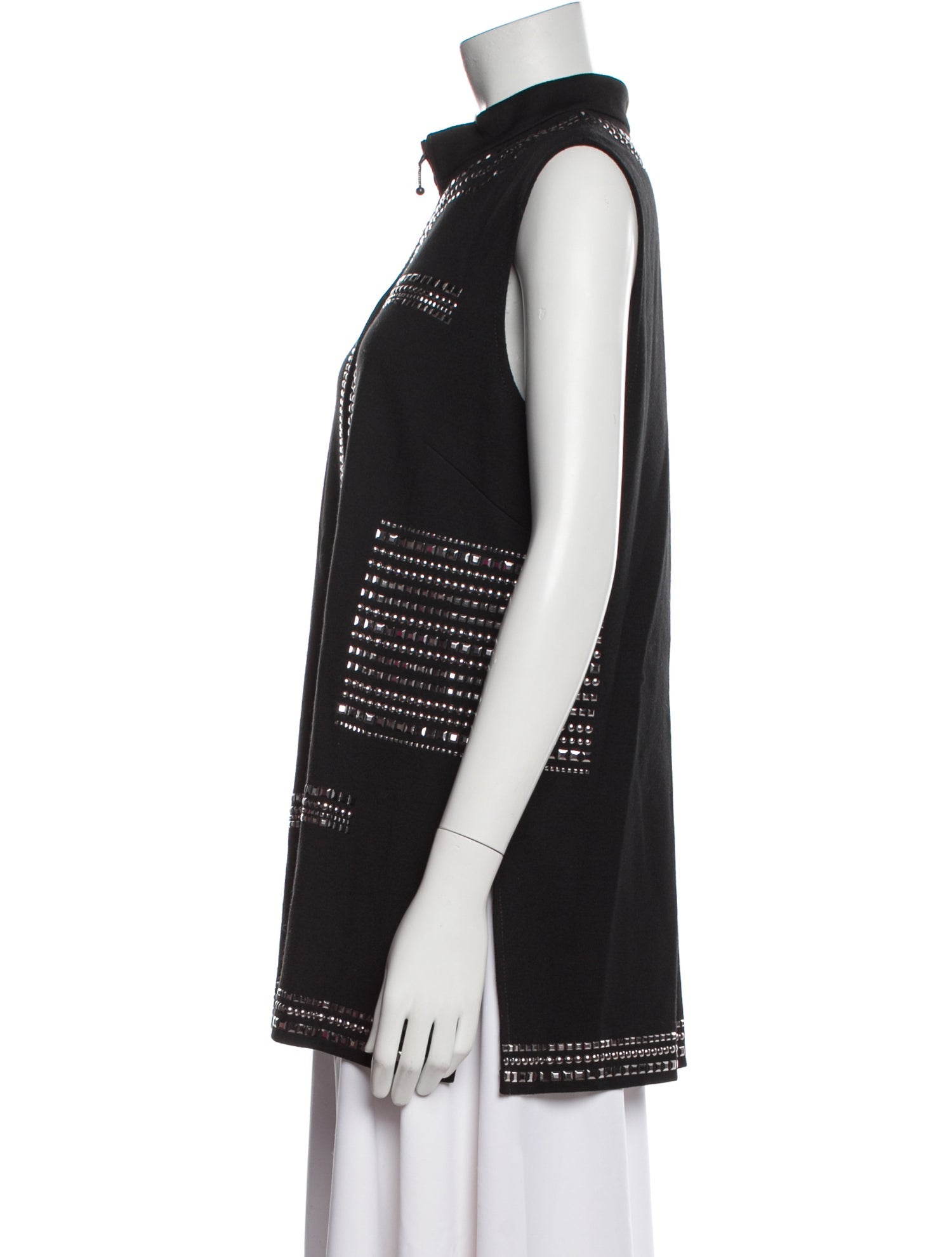 St. John Mock Neck Sleeveless Tunic w/ Tags