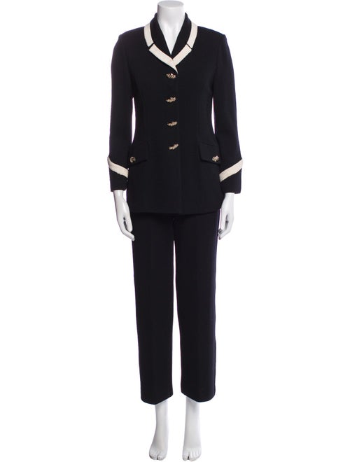 St. John Collection Wool Pant Set