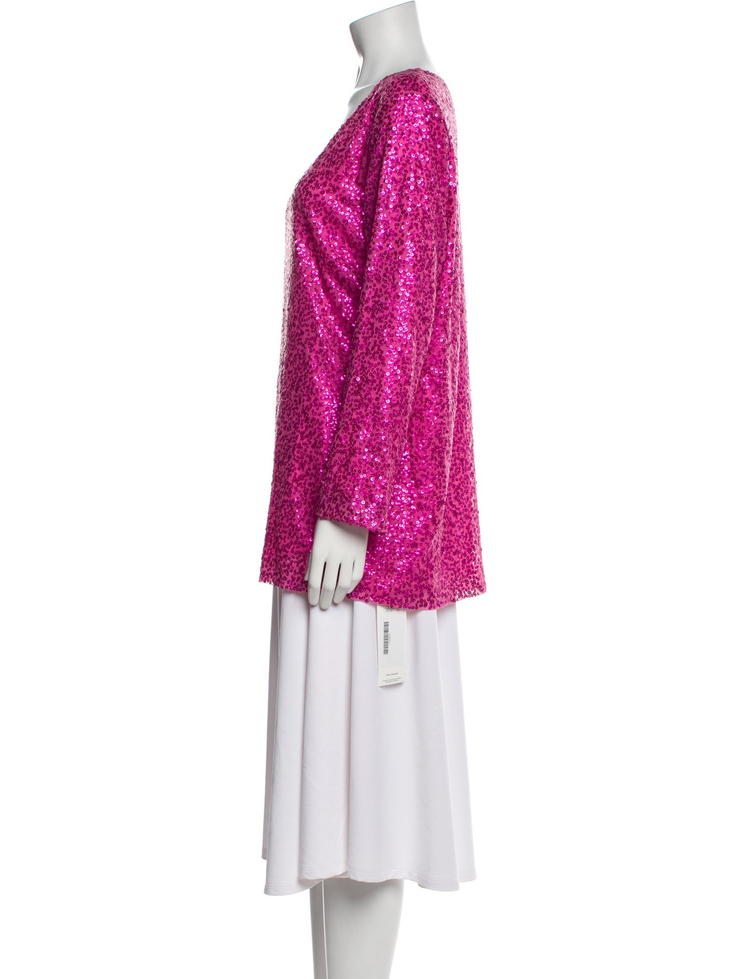 St. John Printed V-Neck Tunic