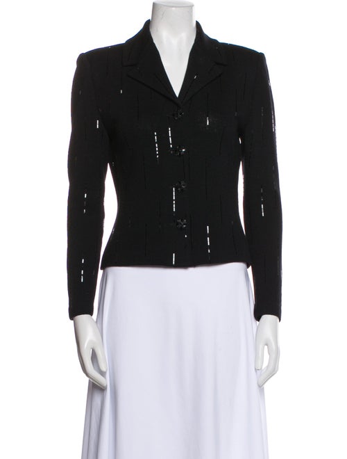 St. John Wool Printed Blazer