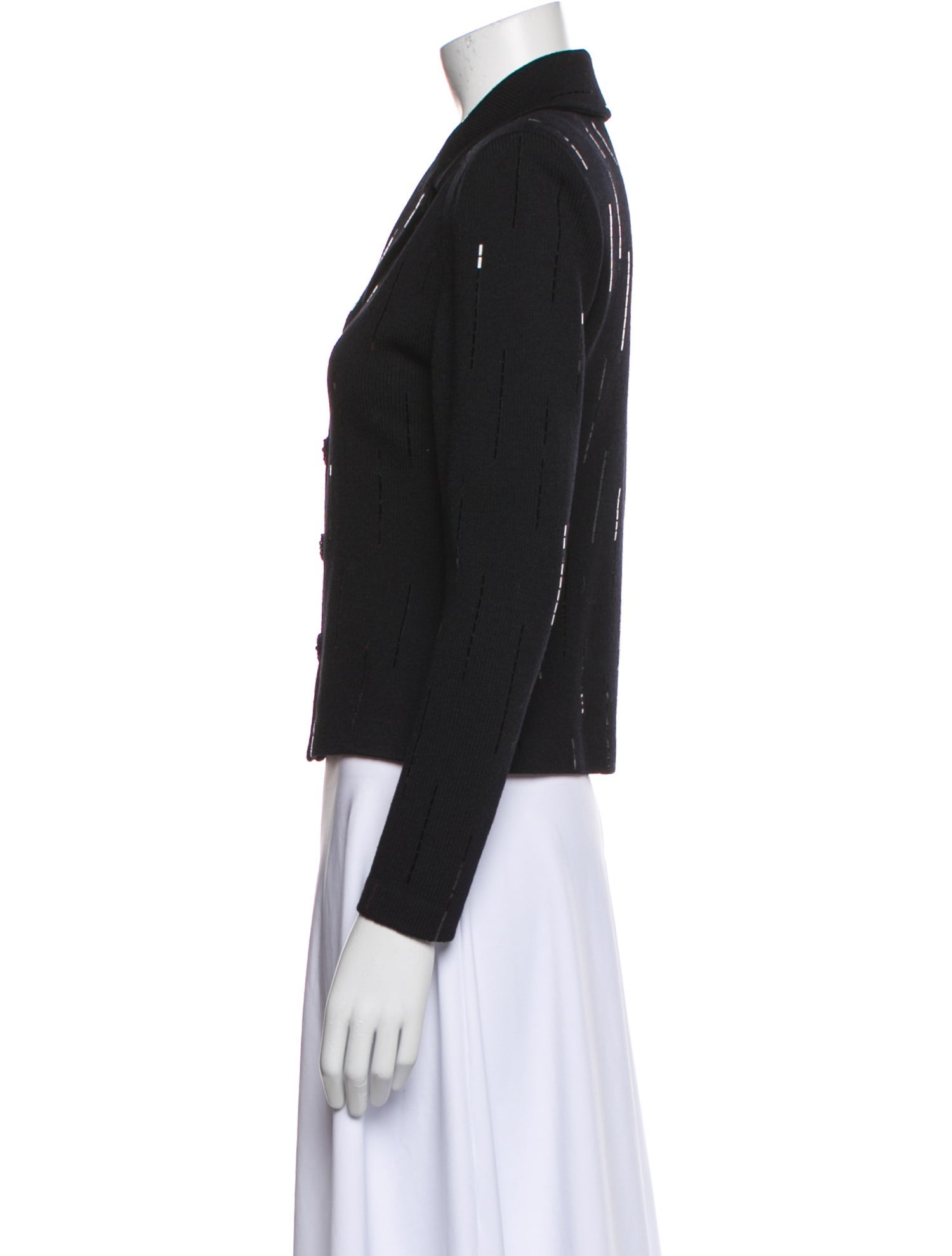 St. John Wool Printed Blazer