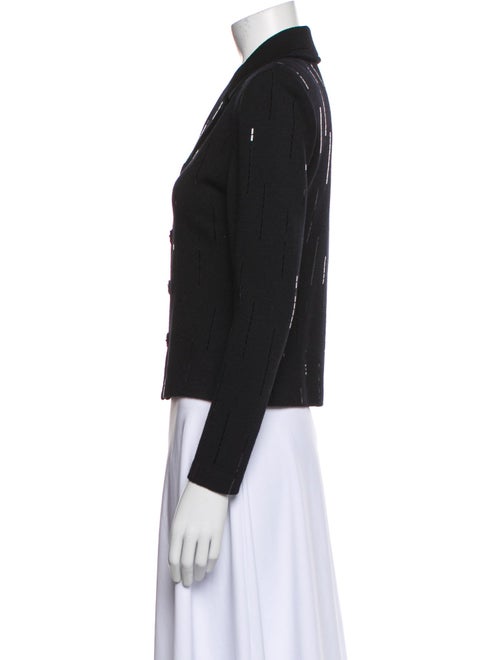 St. John Wool Printed Blazer