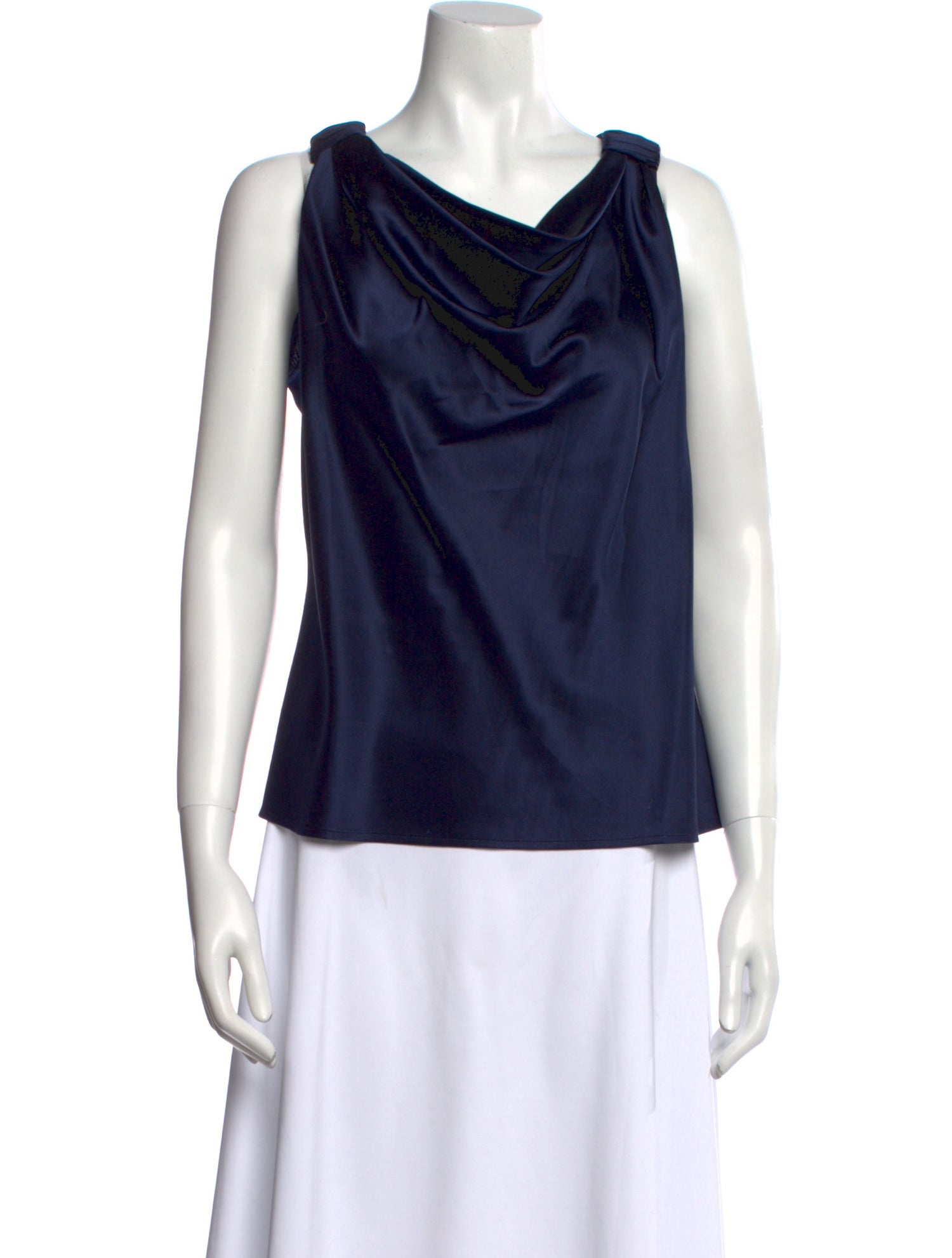 St. John Silk Cowl Neck Top w/ Tags