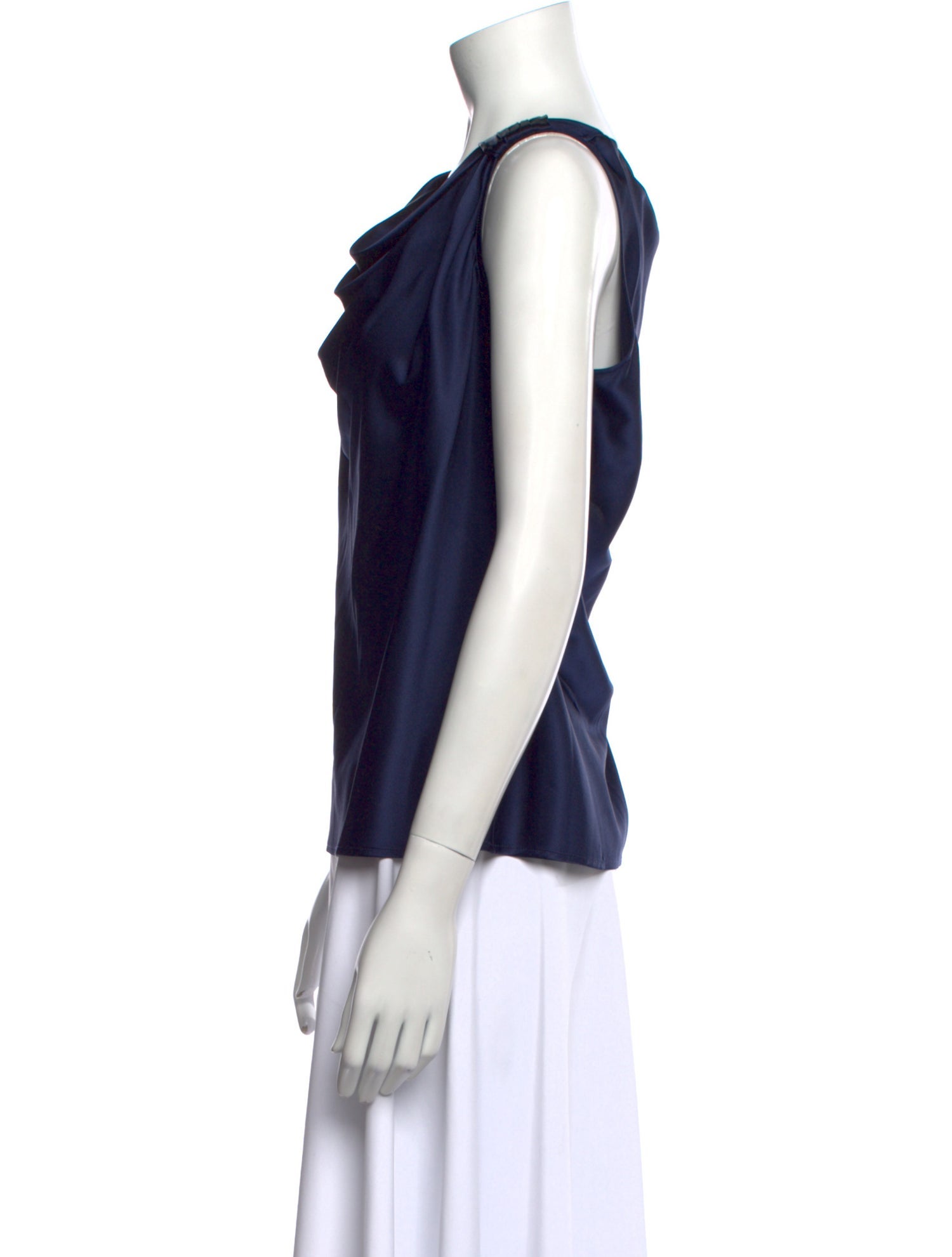 St. John Silk Cowl Neck Top w/ Tags