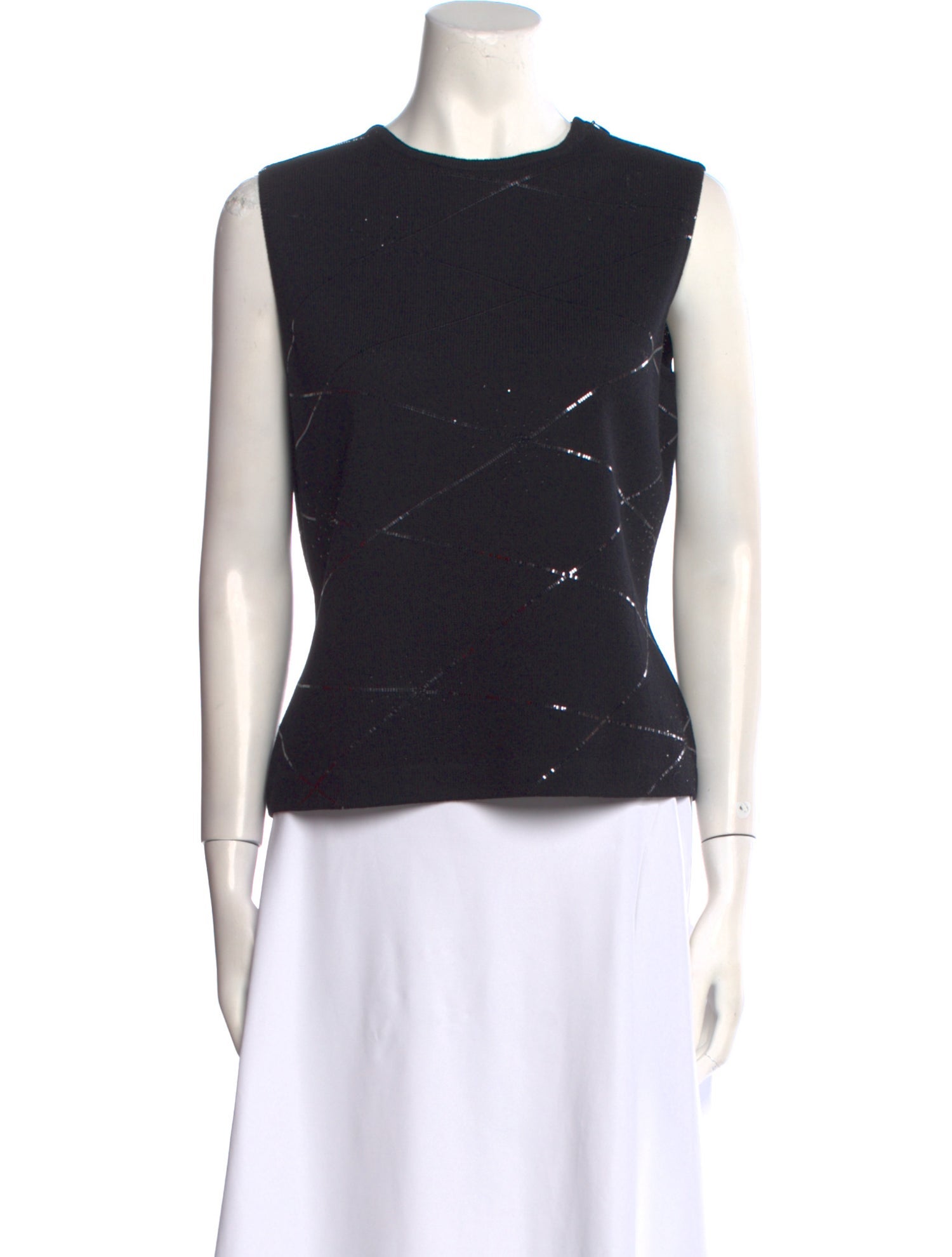 St. John Wool Crew Neck Top