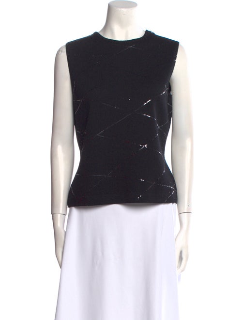 St. John Wool Crew Neck Top