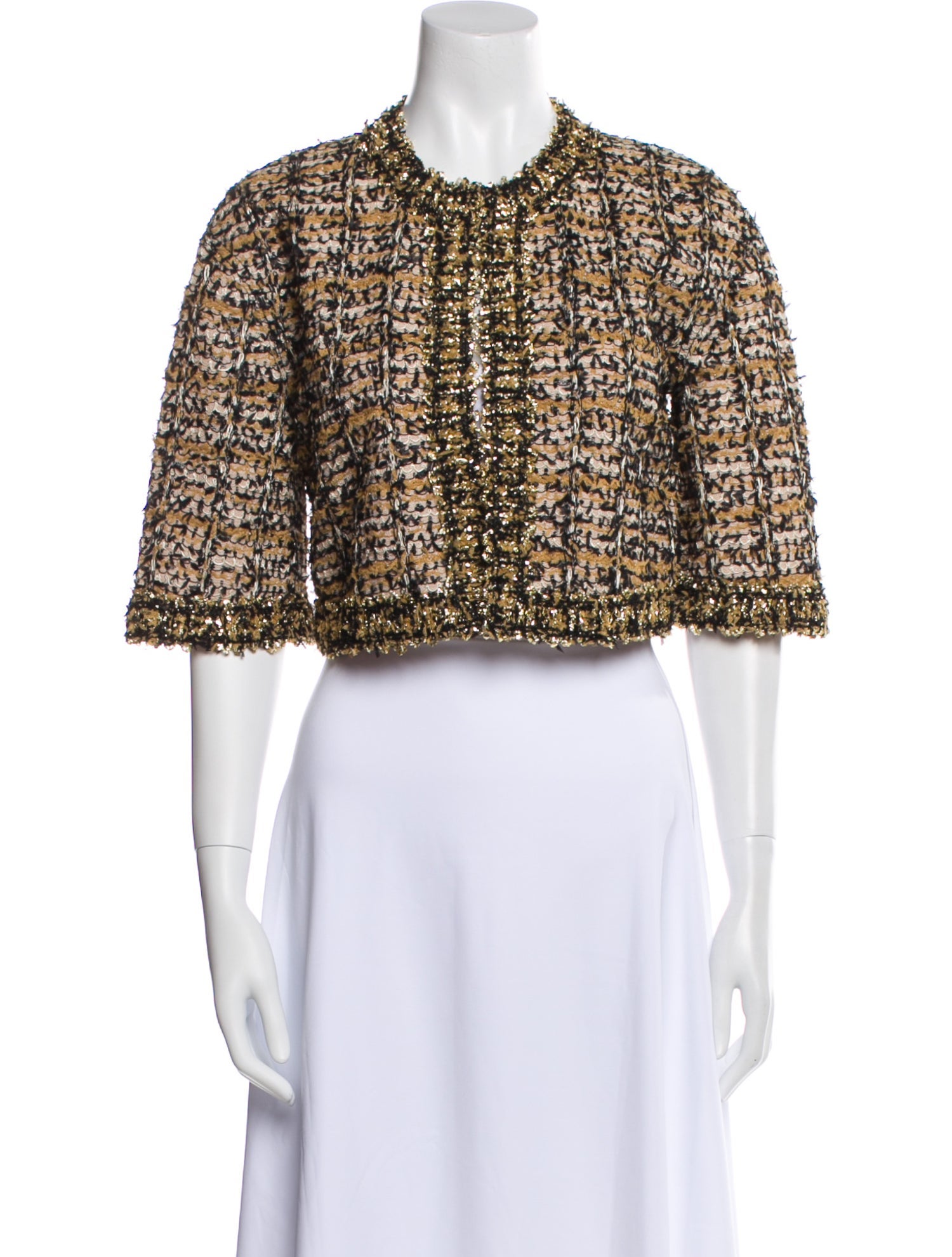 St. John Tweed Pattern Jacket