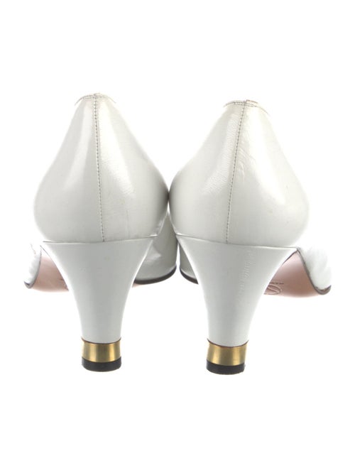 St. John Leather Bow Accents Pumps