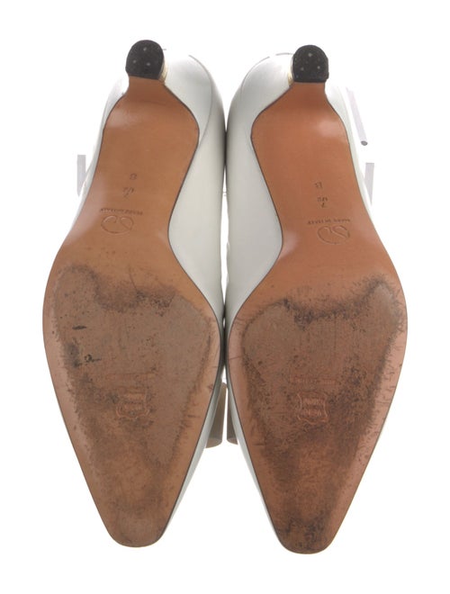 St. John Leather Bow Accents Pumps