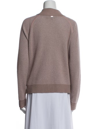 St. John Cashmere Mock Neck Sweater