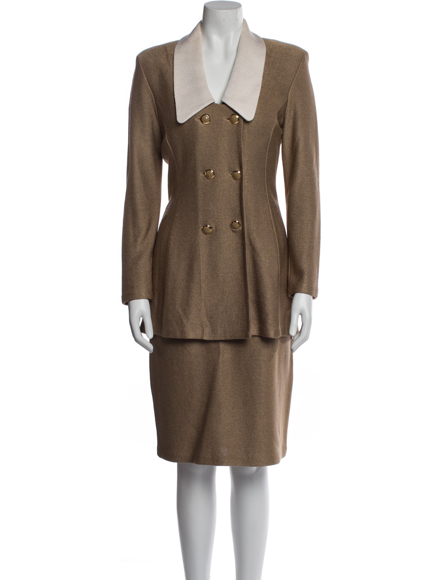 St. John Wool Skirt Set