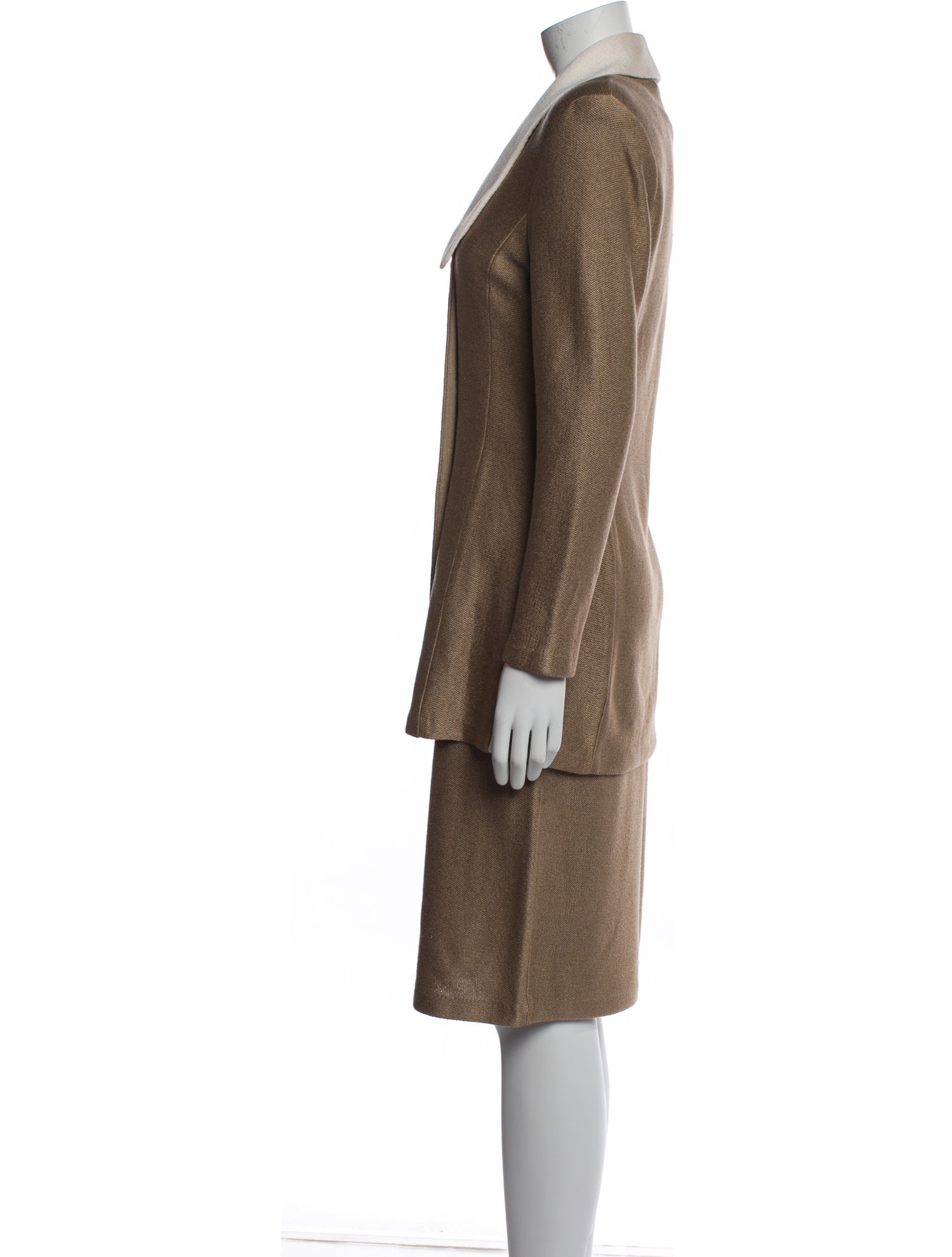 St. John Wool Skirt Set