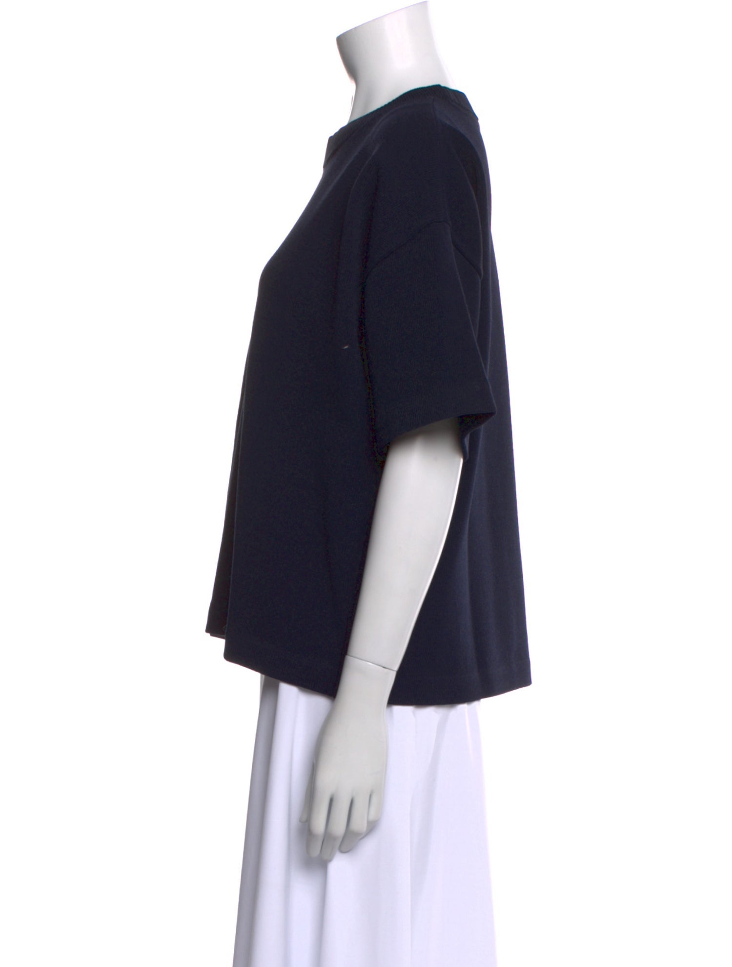 St. John Crew Neck Short Sleeve Sweatshirt w/ Tags