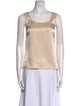 St. John Scoop Neck Sleeveless Top