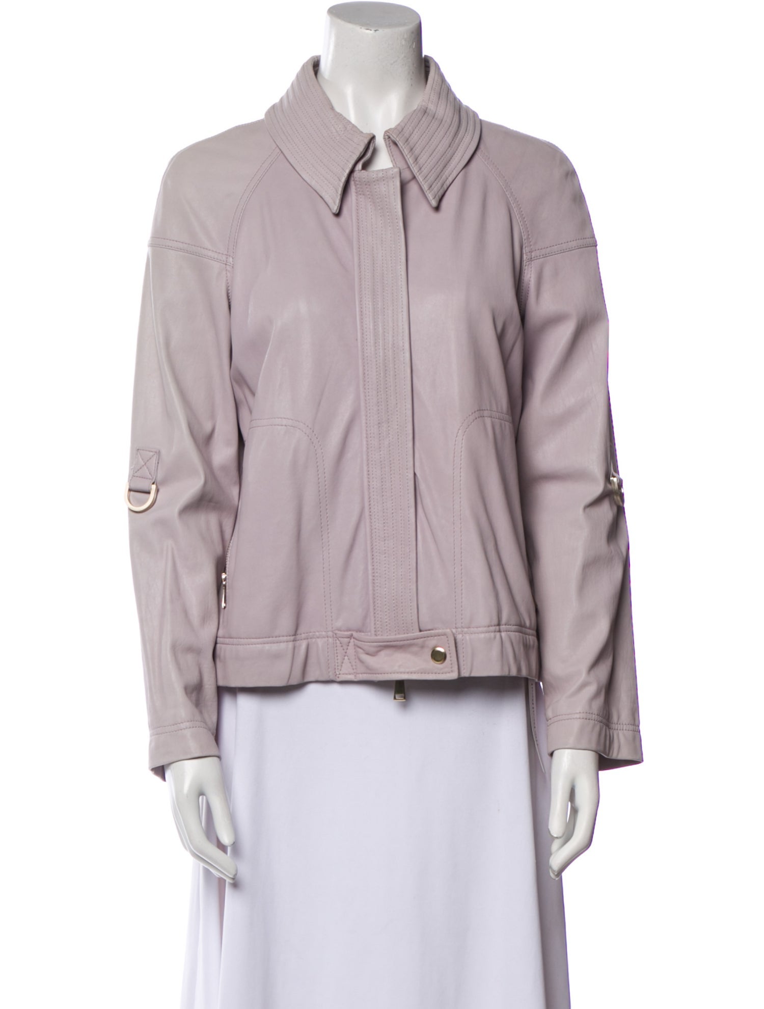 St. John Lamb Leather Jacket