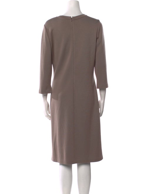 St. John Wool Midi Length Dress