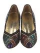 St. John Sequins Printed Slingback Pumps