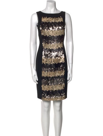 St. John Printed Mini Dress