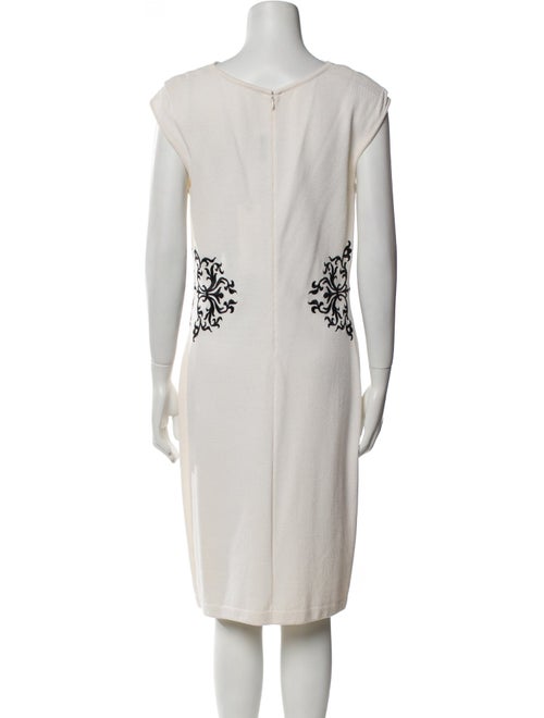 St. John Wool Midi Length Dress