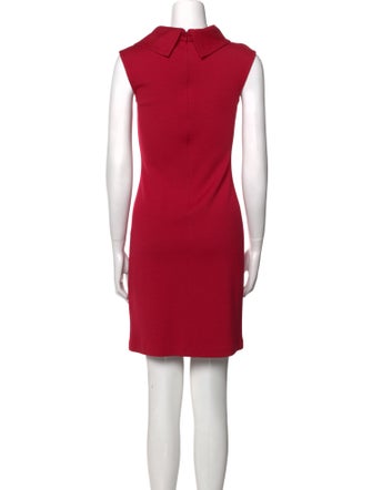 St. John Cowl Neck Mini Dress