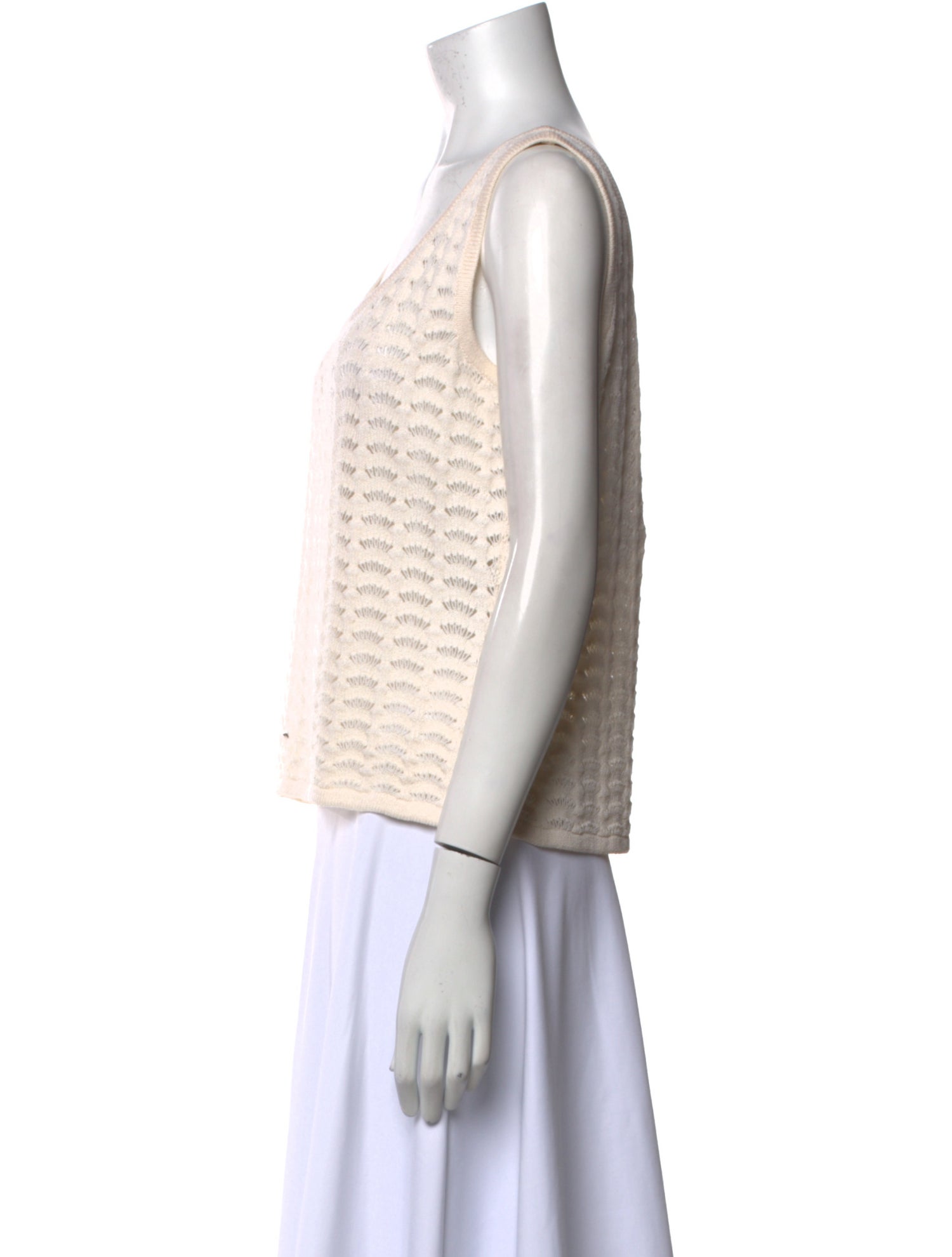 St. John Scoop Neck Sweater
