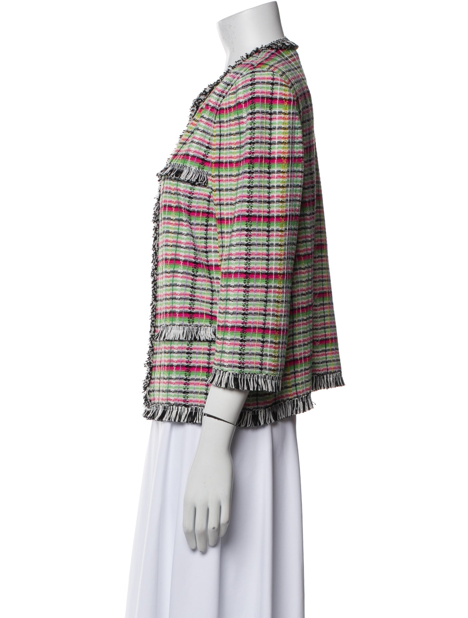 St. John Tweed Pattern Evening Jacket