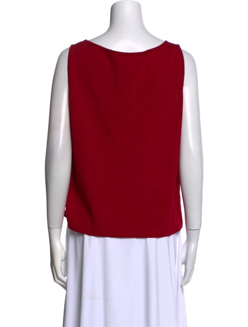 St. John Wool Scoop Neck Top