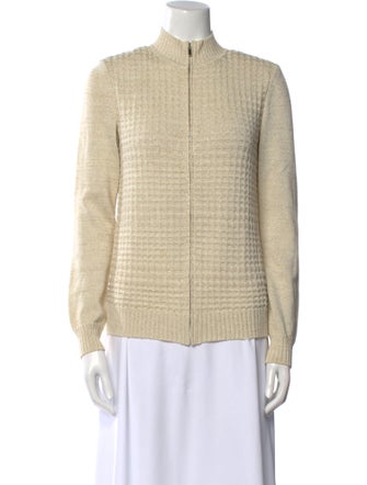 St. John Mock Neck Sweater