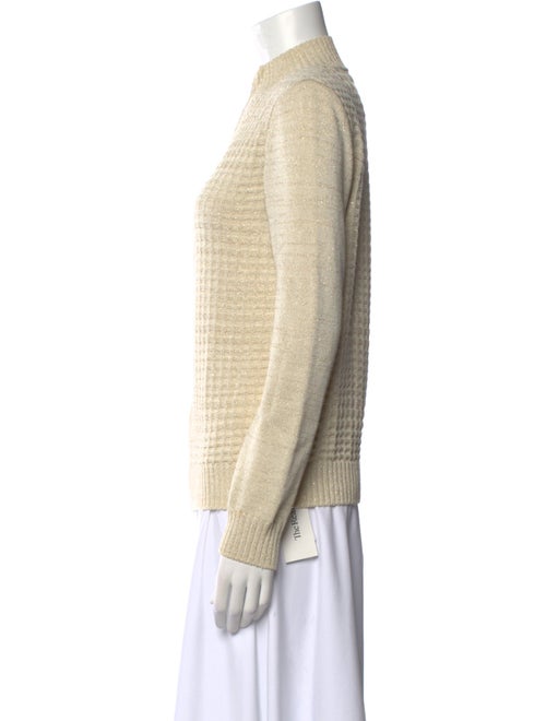 St. John Mock Neck Sweater