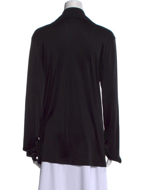 St. John Silk V-Neck Blouse