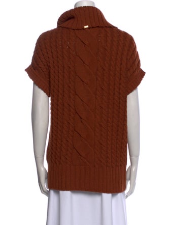 St. John Wool Cowl Neck Sweater