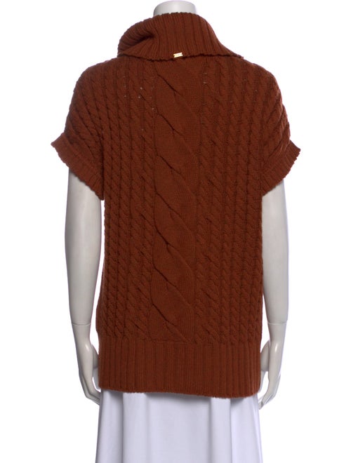 St. John Wool Cowl Neck Sweater