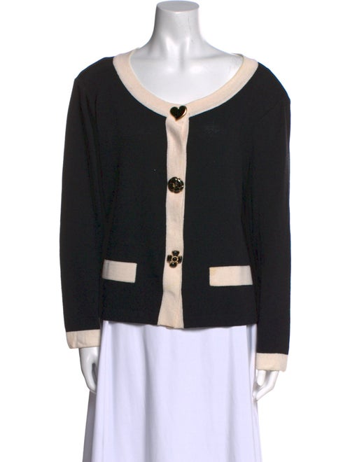 St. John Wool Scoop Neck Sweater