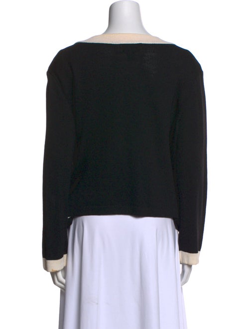 St. John Wool Scoop Neck Sweater